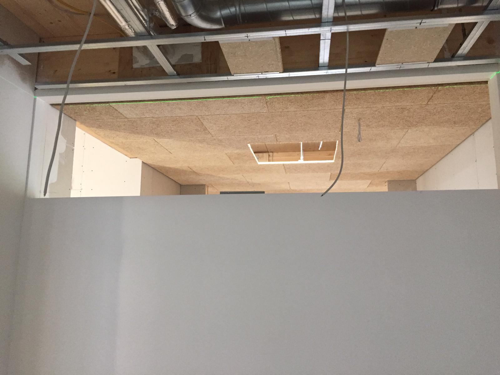 Techo de viruta de madera