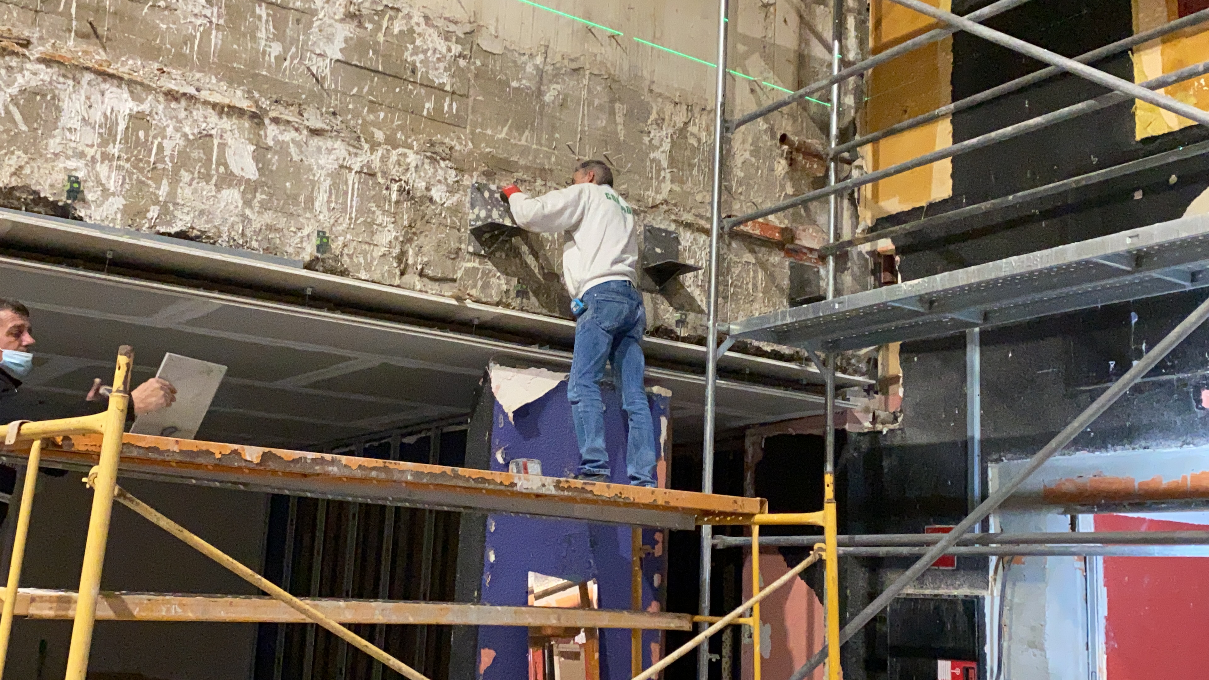 Colocacion de placa de anclajes